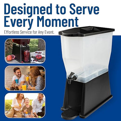 Carlisle FoodService Products Trimline Rectangular Beverage Dispenser - Image 6