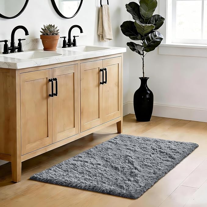 Soft Runner Rugs for Bedroom, Bedside Rug for Living Room Bedroom Room Home - Image 4
