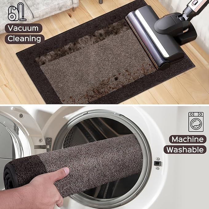 Machine Washable Runner Rug 32" x 144", Non Slip Kitchen Rug - Image 4