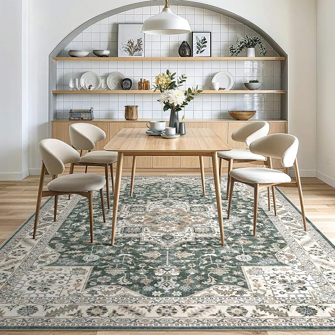 Vintage Living Room Area Rug 9x12 - Image 8