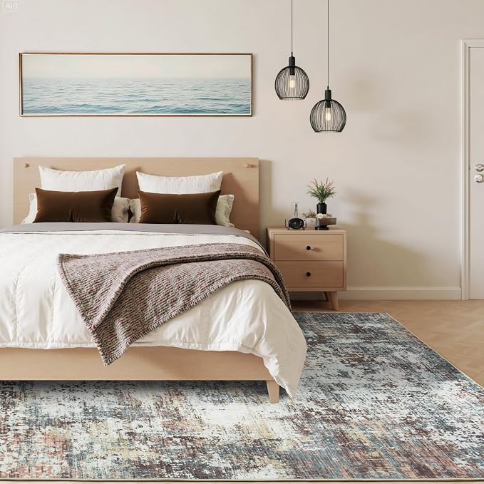 6x9 Area Rugs for Living Room, Abstract Rug - Image 6