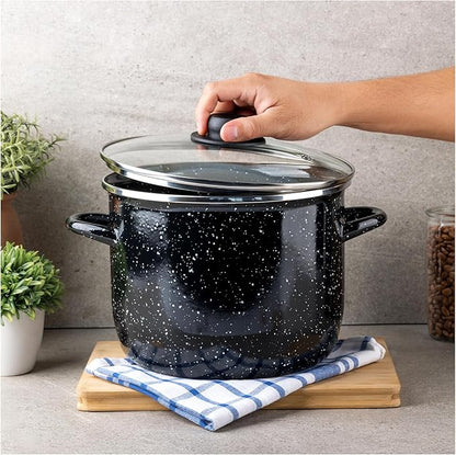 EKCO EOS 8-Quart Speckled Stockpot - Image 8