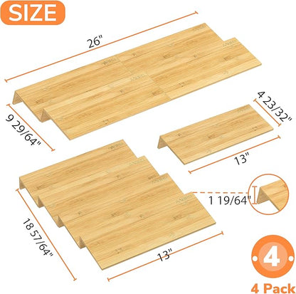 AMBIRD Bamboo Spice Drawer Organizer - Image 2