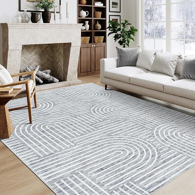 ROYHOME Washable Rug 6x9 Area Rugs by ROYHOME