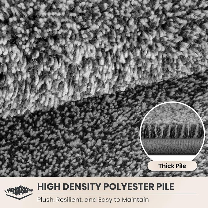 PURRUGS Easy Care Area Rug 4ft x 6ft, Non-Slip Machine Washable Entryway Rug - Image 4