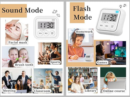 Timer, Kitchen Timers for Cooking Classroom Timer for Kids Teachers Digital - Image 7