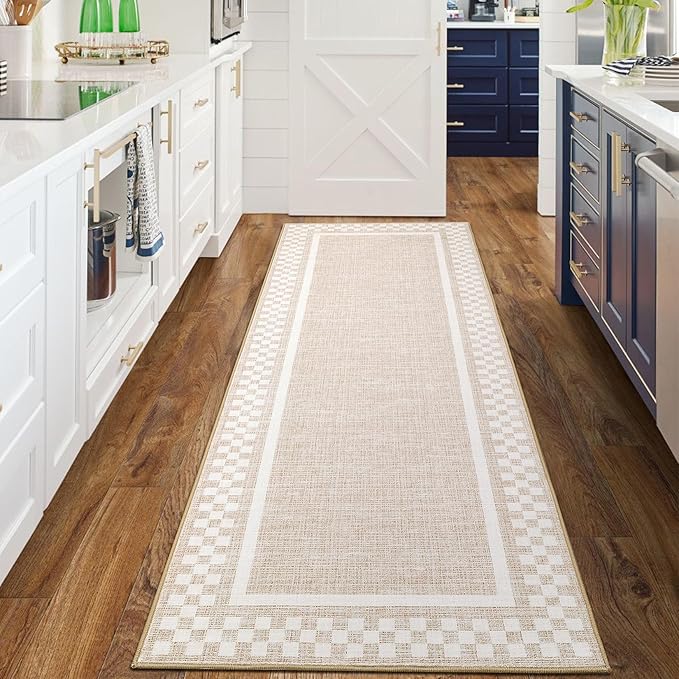Rug Runners for Hallways 2x8 Washable Kitchen Runner Rug Non Slip Low Pile - Image 2