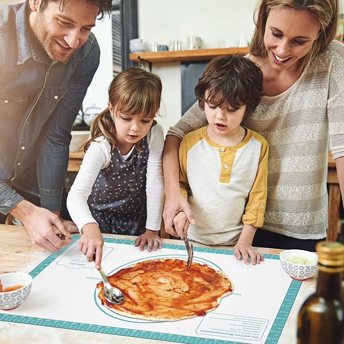 Non stick Silicone Pastry Mat, Dough Mat - Image 7