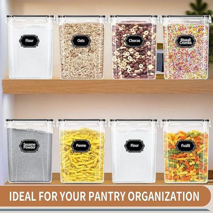 PRAKI Large Airtight Food Storage Containers 5.2L / 195oz, Baking Supplies - Image 7