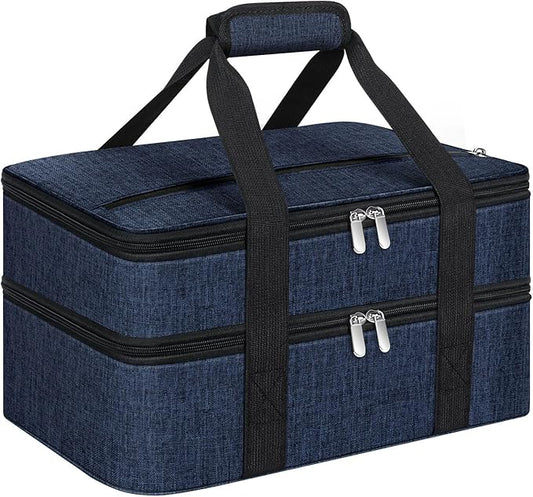 Double Insulated Casserole Carrier, Portable Casserole Carrier by MIAOJIE