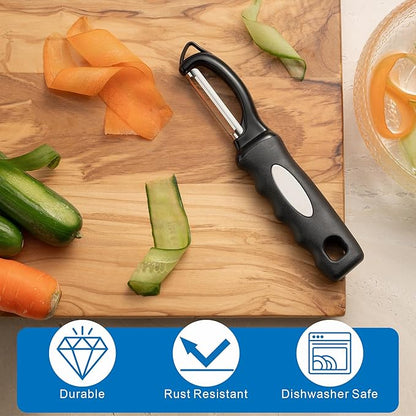 Premium Swivel Vegetable Peeler, Soft Grip Handle and Ultra Sharp Stainless - Image 7