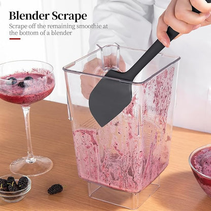 Heat Resistant Silicone Spatula Set of 3, Luxiwise 600ºF High Temp Baking - Image 8