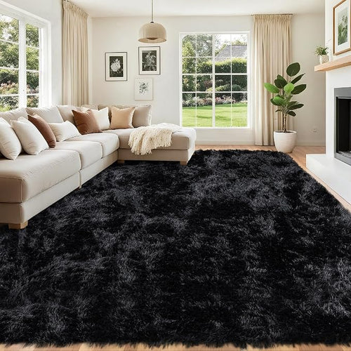 8x10 Area Rug for Living Room: Ultra Soft Fluffy Rug Modern Large Thicked Shag by Oriannal