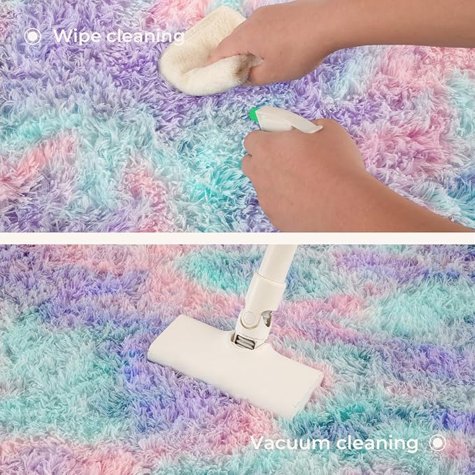 Litanika 8x10 Fluffy Shag Faux Fur Area Rug - Image 7