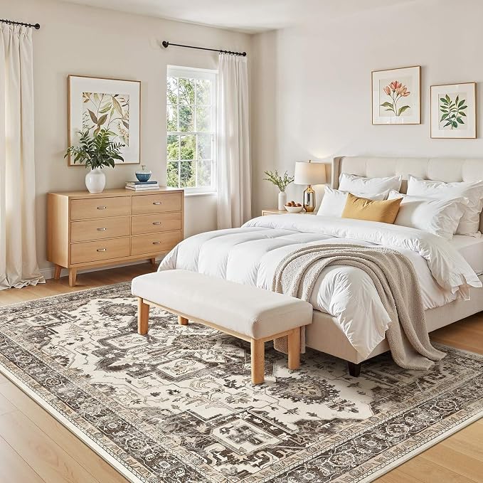 Washable 6x9 Area Rug for Living Room - Image 7
