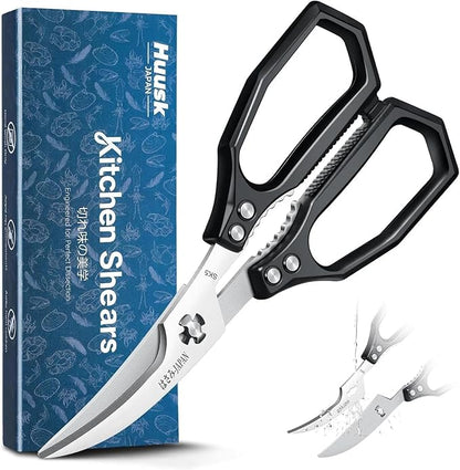Huusk Black Multi-Purpose Seafood Scissors by HuuskKnife