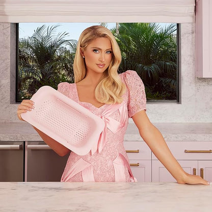 Paris Hilton Over the Sink Expandable Colander, Extendable Strainer, Adjustable - Image 2