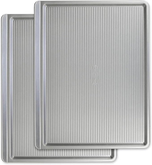 USA Pan Bakeware Cookie Sheet, Warp Resistant Nonstick Baking Pan, Made in the by USAPan