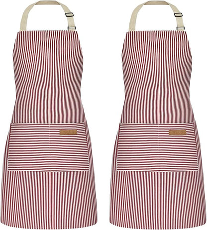 NLUS 2 Pack Cooking Aprons for Women by NLUS