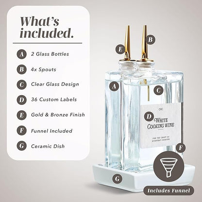 COOK WITH COLOR Olive Oil Dispenser Bottle - Image 3