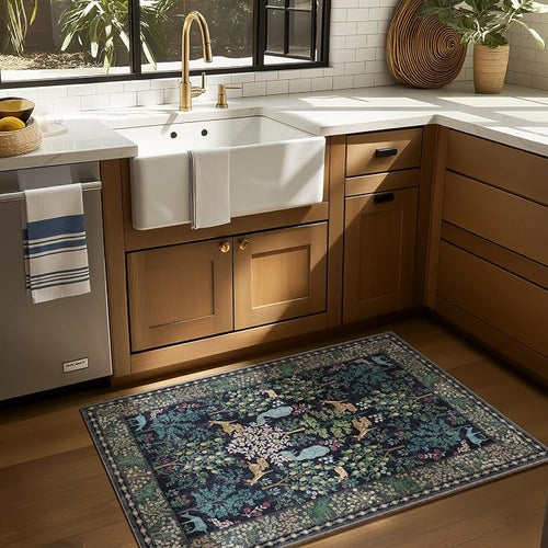 2x3 Washable Throw Rugs for Entryway: Door Mat Indoor Entrance Small Area Rug - Image 2