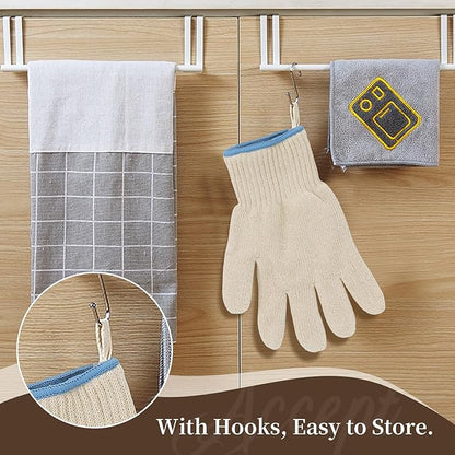 Hovico Heat Resistant Oven Gloves, Ove Glove BBQ Gloves Heat Resistant Cooking - Image 3