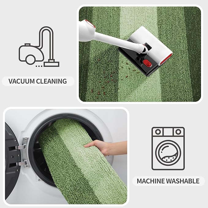 Kitinjoy Indoor Outdoor Door Mat, 54x24 Non-Slip Absorbent Dirt Trapper - Image 5