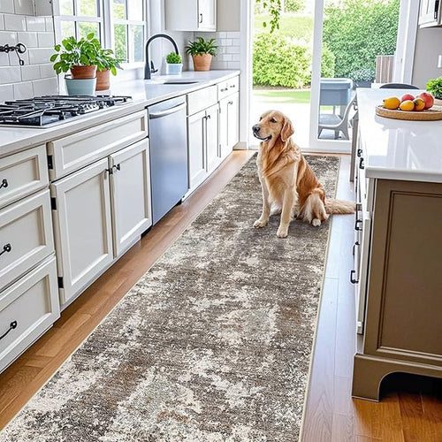 3x12 ft Long Hallway Runner Rug – Non-Slip Washable Carpet Runners by BYYVOORugsforYourHome