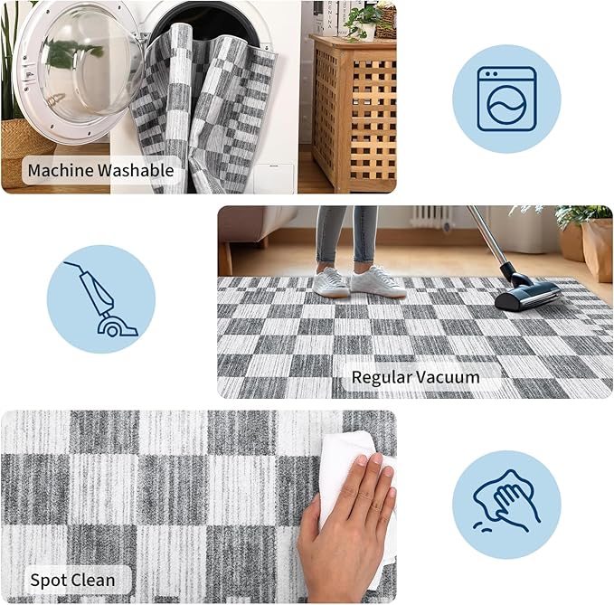 GarveeHome 2.5×10 Kitchen Runner Rug Non Slip, Washable Runner Rug - Image 7