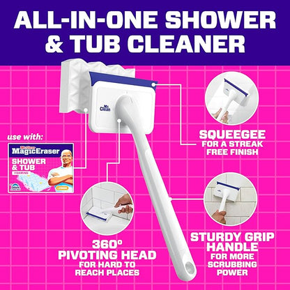 Mr. Clean Magic Eraser Shower & Tub Scrubber, Bathroom Cleaner, All in One - Image 8