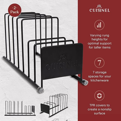 Cuisinel Lid and Dish Organizer Rack - Image 2