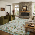 8x10 Area Rug for Living Room: Washable Bedroom Rugs Stain Resistant Non Slip by palohom