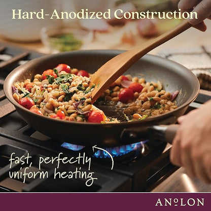 Anolon Advanced Home Hard-Anodized Nonstick Wide Stock Pot/Stockpot - Image 7