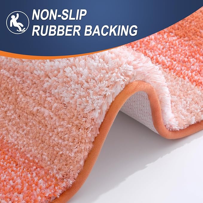 OLANLY Bathroom Rugs Mat 30x20, Extra Soft Absorbent Microfiber Bath Rugs - Image 5