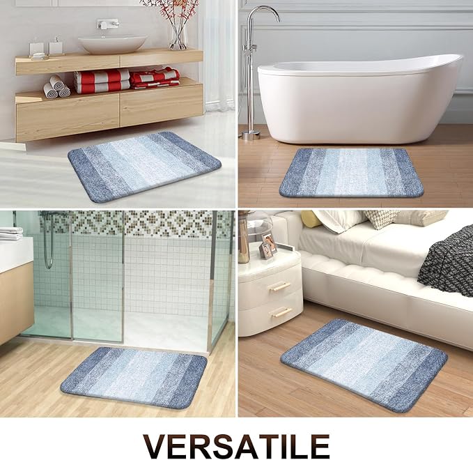 OLANLY Bathroom Runner Rugs Mat 47x17, Extra Soft Absorbent Microfiber Bath Rugs - Image 6