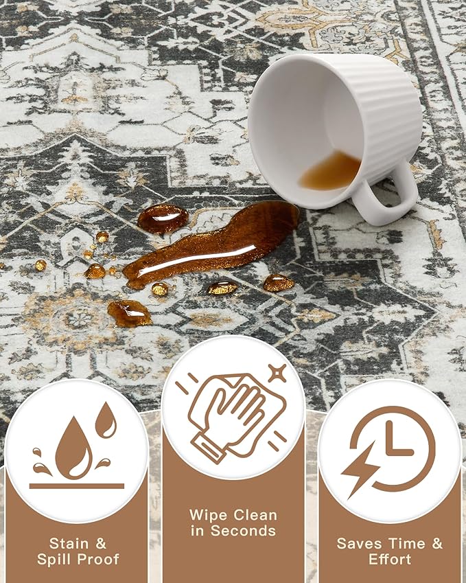 Madane 4x10 Wide Hallway Runner Rug: Washable Soft Rug Runners - Image 7
