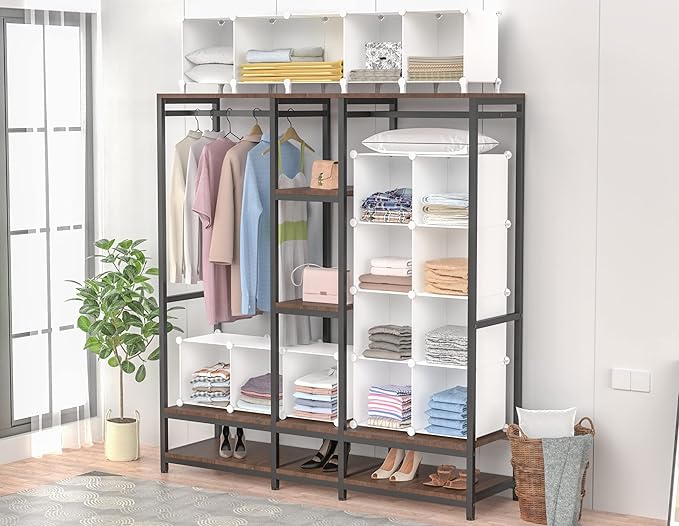 HOMIDEC Closet Organizer, 12-Cube Closet Organizers and Storage, Portable - Image 4