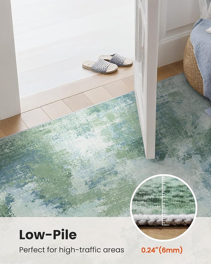 6x9 Area Rugs for Living Room, Modern Abstract Washable Rug - Image 6