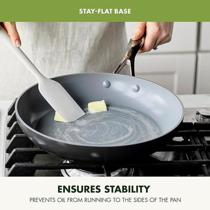 GreenPan Valencia Pro Ceramic Nonstick 10” & 12” Frying Pan Skillet Set - Image 8