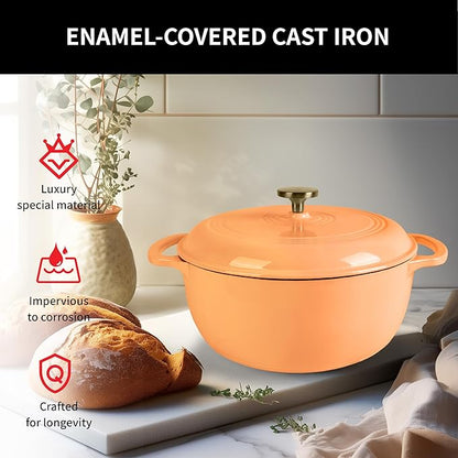 Premium Enameled Cast Iron Dutch Oven - Image 4