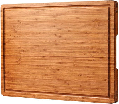 Allsum Extra Large Carbonized Bamboo Wood Cutting Boards by ALLSUM