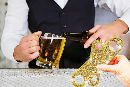 Gold Beer Bottle Opener Diamond Bling Beer Bottle Opener - Image 3