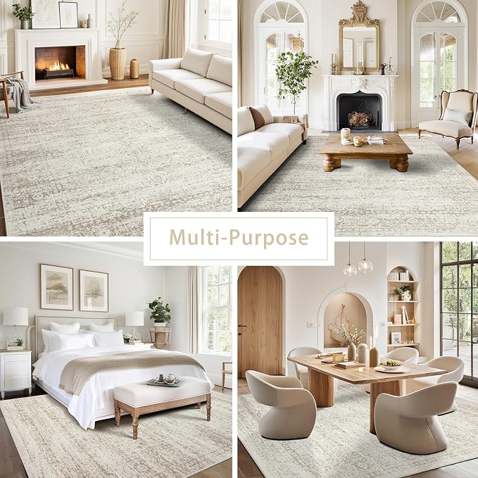 Srugn Washable Rugs 3x5 Area Rugs - Image 5