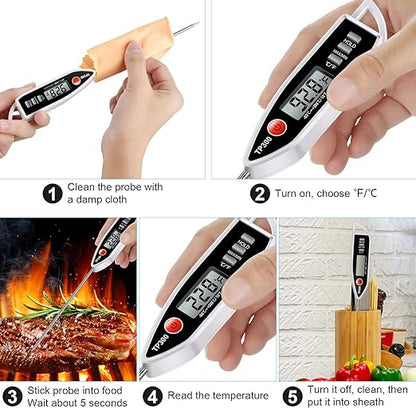 Meat Food Thermometer, Digital Candy Cooking Thermometer, Kitchen Cooking - Image 4