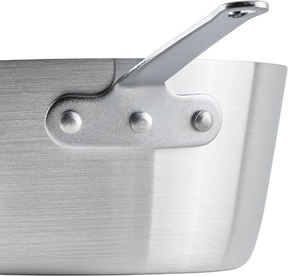 Winco Heavy-Duty Aluminum Tapered Sauce Pan, 3.75 Quart - Image 4