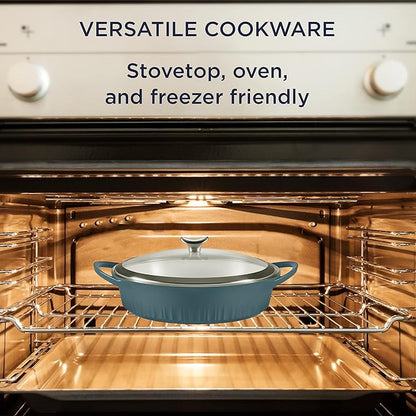 CorningWare QuickHeat 4-QT Cast Aluminum Braiser - Image 7
