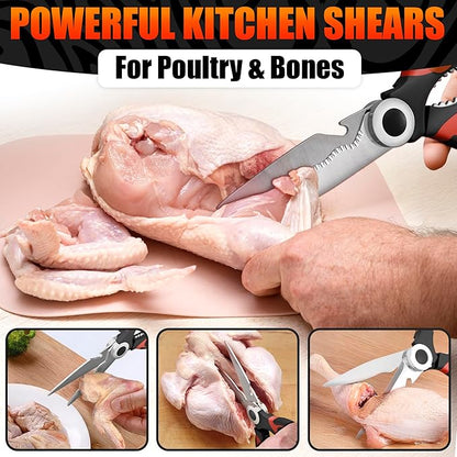 2 Pcs Heavy Duty Kitchen Scissors - Image 6
