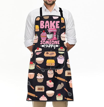 FUSTMW Cake Maker Gifts for Baker Kitchen Baking Apron - Image 5