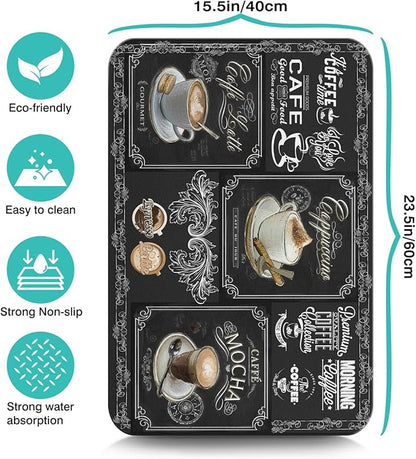 Absorbent Coffee Bar Mat - Image 5