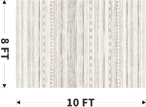 8x10 Area Rugs for Living Room Machine Washable Rug Distressed Indoor Carpet - Image 2